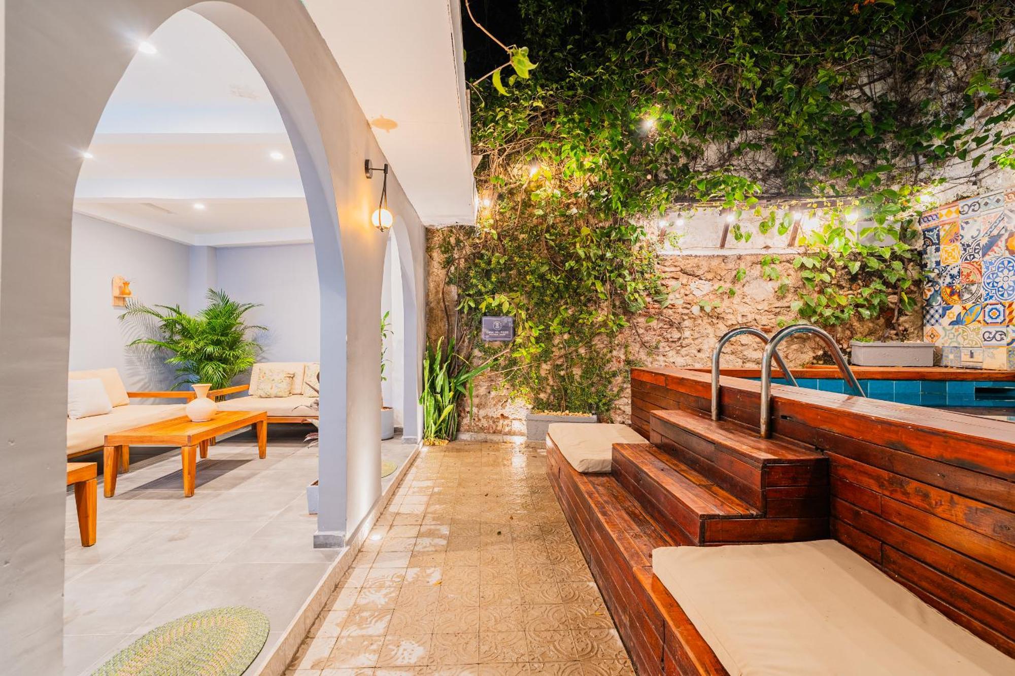Cartagena Casa Del Pozo Boutique Houseホステル エクステリア 写真