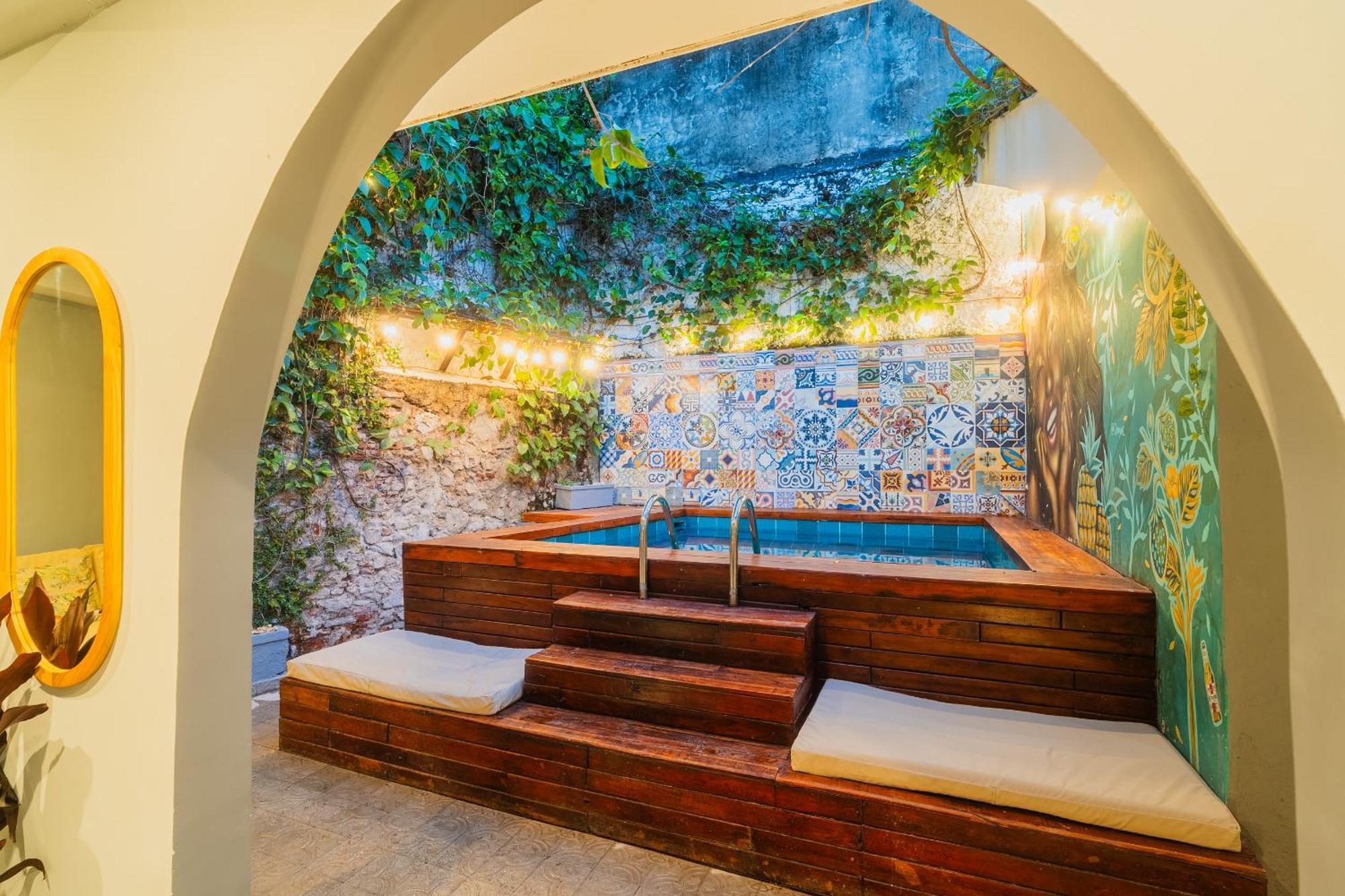 Cartagena Casa Del Pozo Boutique Houseホステル エクステリア 写真